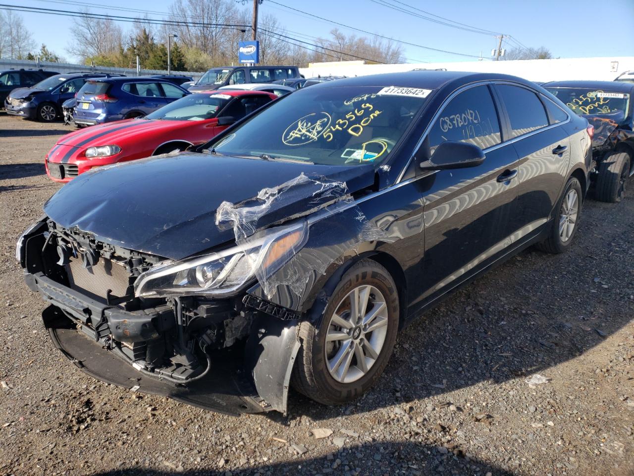 Photo 2 from auction – 2017 HYUNDAI SONATA SE with VIN 5NPE24AF6HH543569
