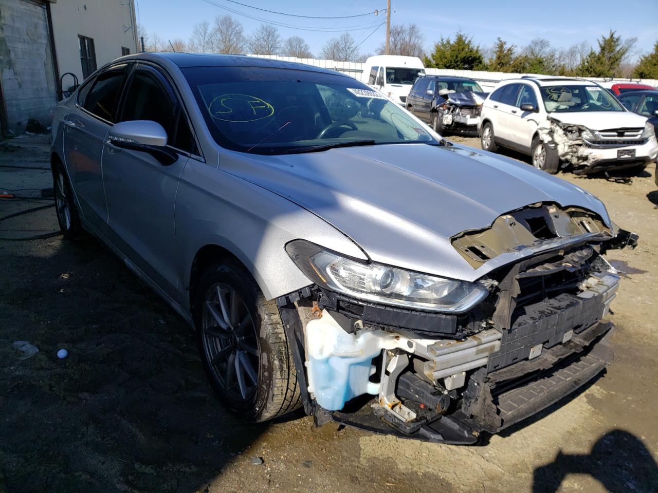 FORD FUSION SE 2013 with VIN 3FA6P0HR6DR122155 - Photo from auction