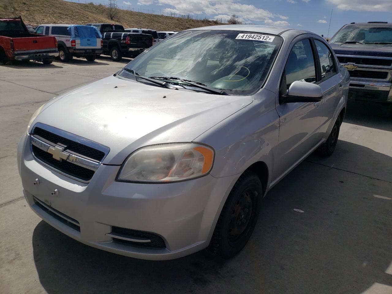 Photo 2 from auction – 2010 CHEVROLET AVEO LS with VIN KL1TD5DE2AB124353