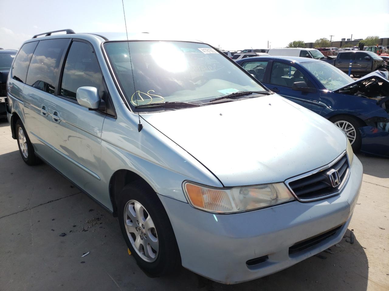 HONDA ODYSSEY EX 2004 with VIN 5FNRL18834B119022 - Photo from auction