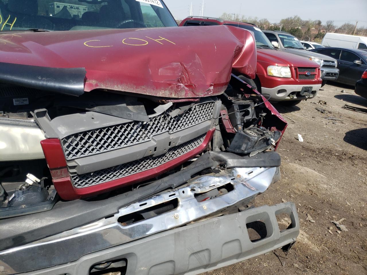 Photo 9 from auction – 2005 CHEVROLET SILVERADO with VIN 1GCEK19T55E283976