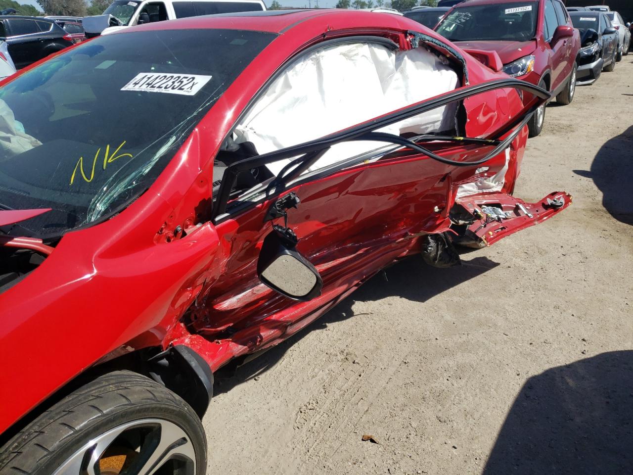 Photo 9 from auction – 2015 HONDA CIVIC SI with VIN 2HGFG4A54FH702433