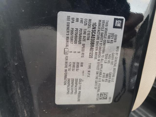 Photo 10 from auction – 2011 CHEVROLET TAHOE C150 with VIN 1GNSCAE00BR401228