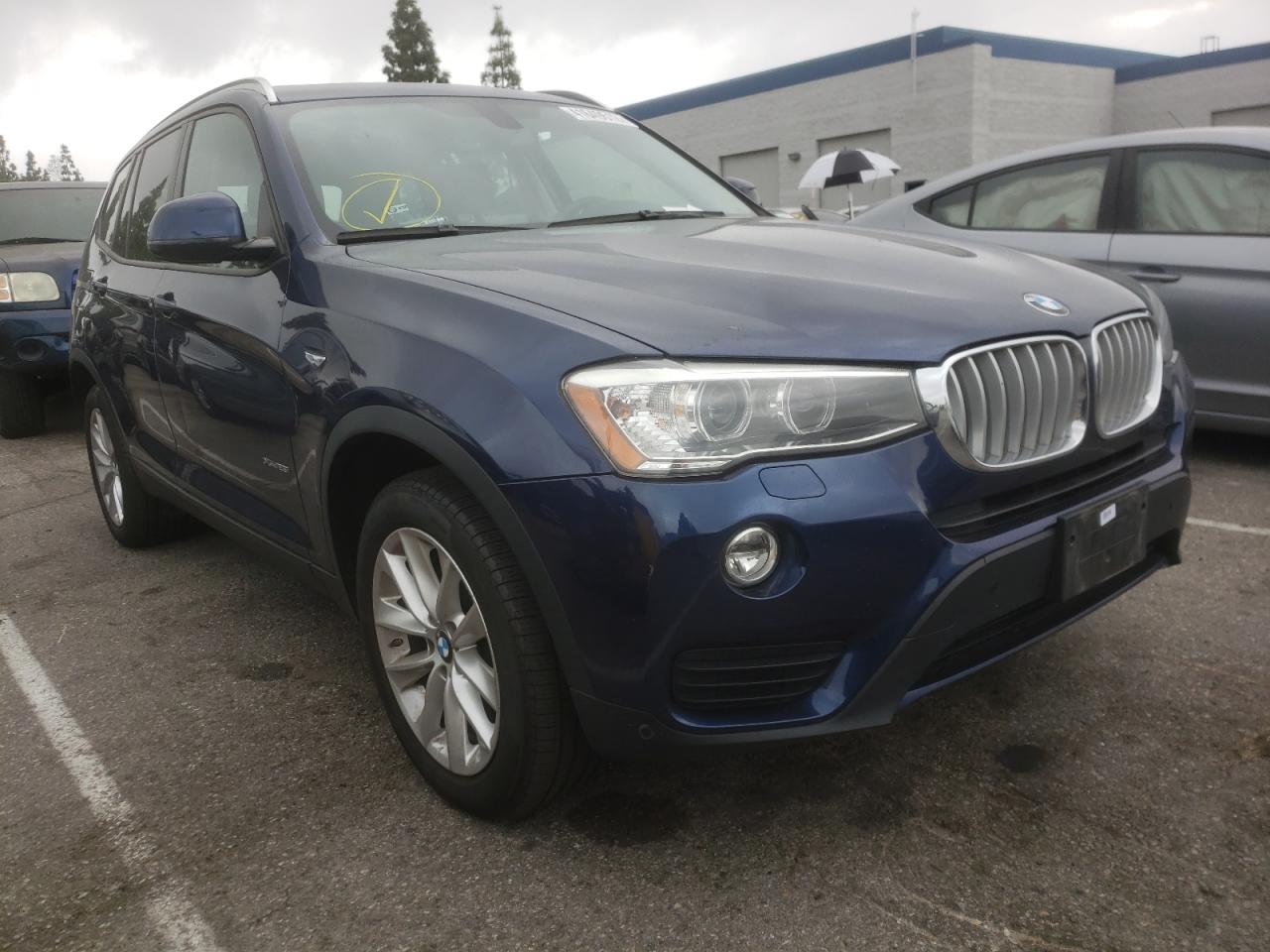 BMW X3 XDRIVE2 2017 with VIN 5UXWX9C53H0T11692 - Photo from auction