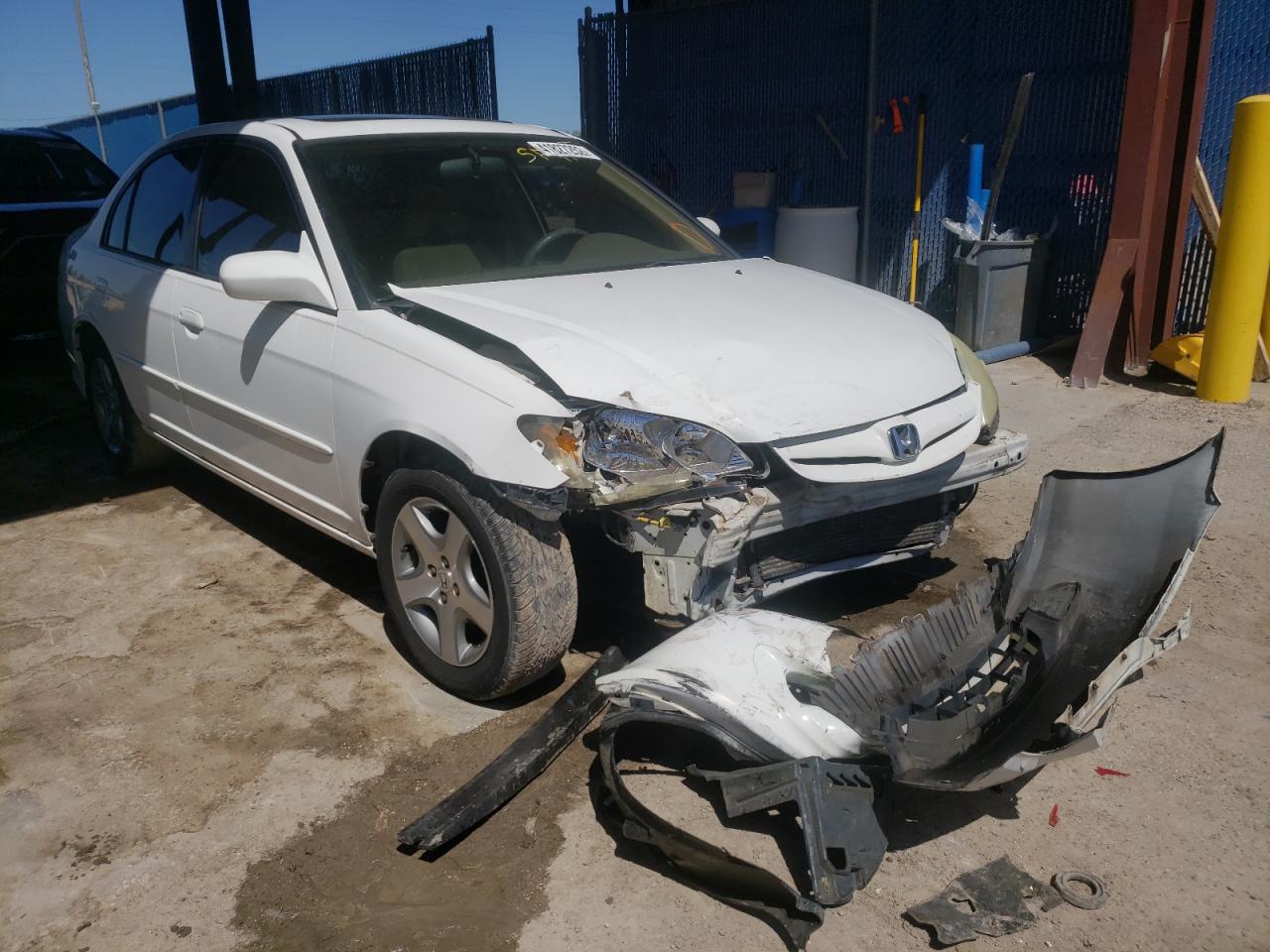 HONDA CIVIC EX 2004 with VIN 2HGES26754H545291 - Photo from auction