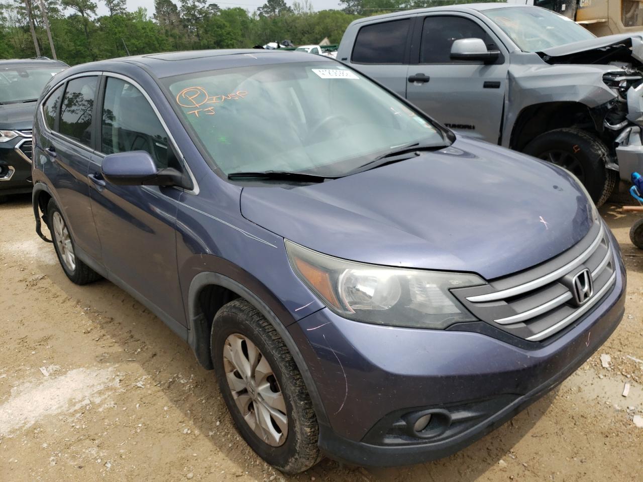 HONDA CR-V EX 2012 with VIN 3CZRM3H5XCG701880 - Photo from auction