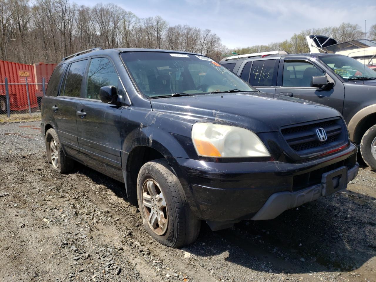 Photo 9 from auction – 2005 HONDA PILOT EXL with VIN 2HKYF18675H513871