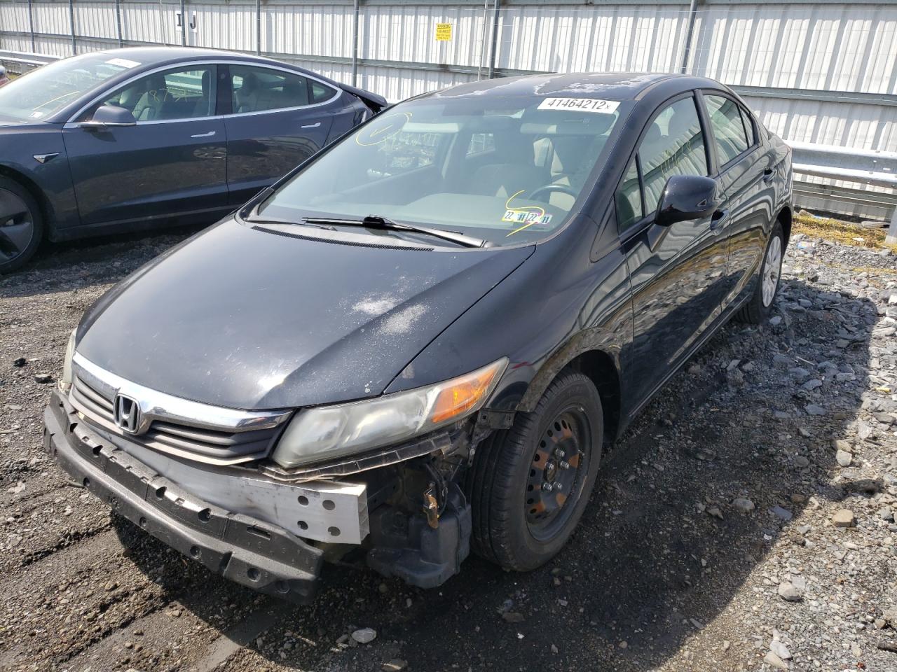 Photo 2 from auction – 2012 HONDA CIVIC LX with VIN 2HGFB2F53CH602301