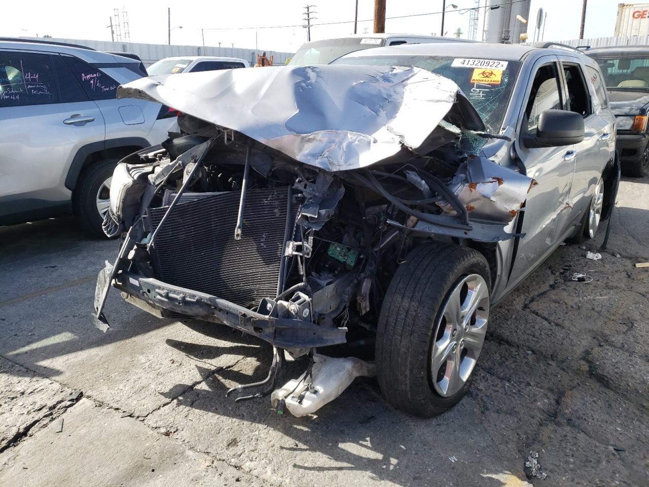 Photo 2 from auction – 2014 DODGE DURANGO SX with VIN 1C4RDJAG2EC374628