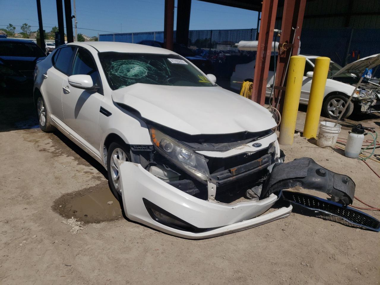 KIA OPTIMA EX 2013 with VIN 5XXGN4A70DG152903 - Photo from auction