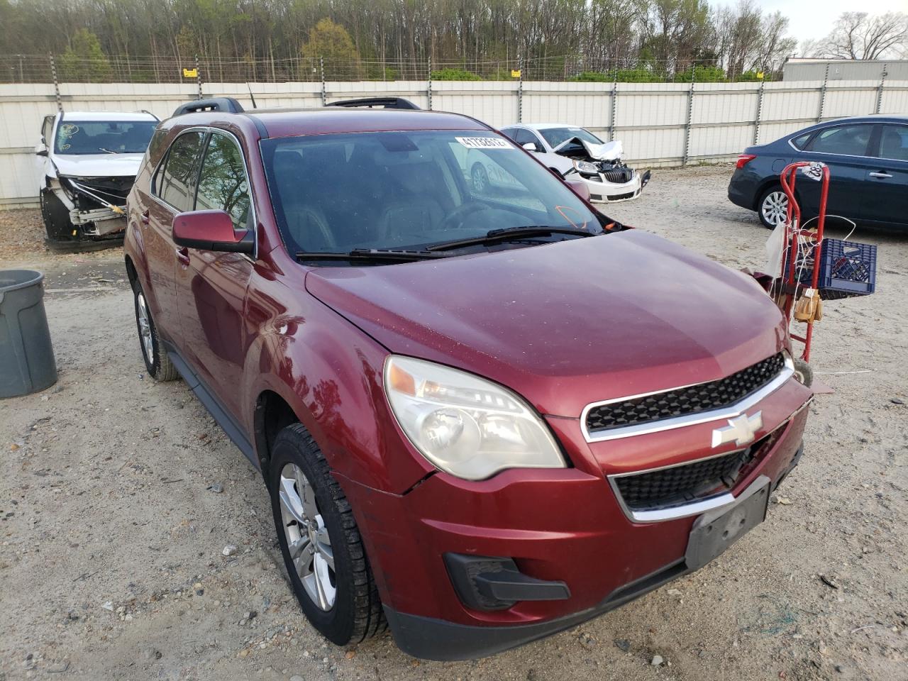 CHEVROLET EQUINOX LT 2010 with VIN 2CNALDEW9A6408307 - Photo from auction