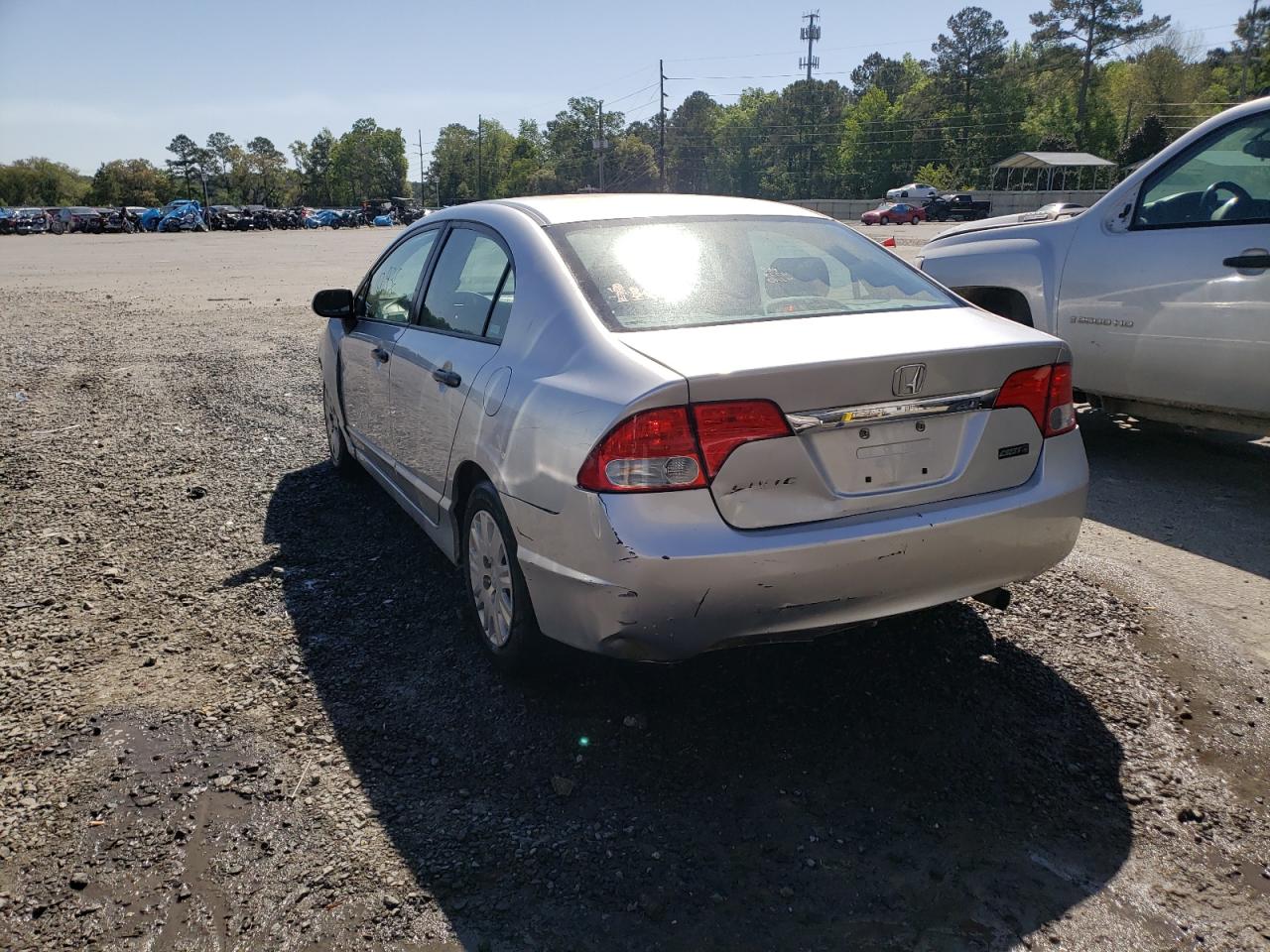Photo 3 from auction – 2009 HONDA CIVIC VP with VIN 2HGFA16349H344892
