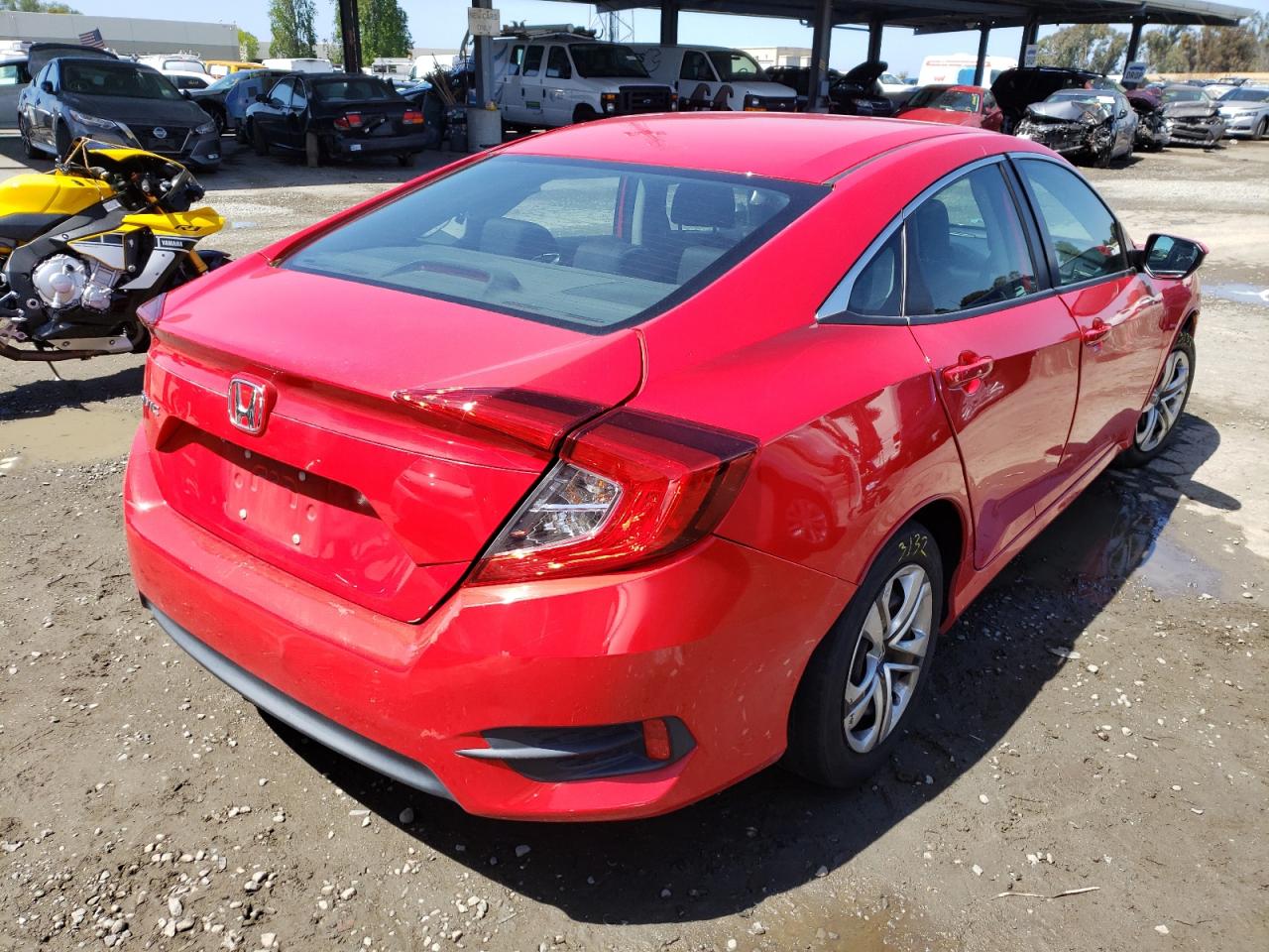 Photo 4 from auction – 2016 HONDA CIVIC LX with VIN 2HGFC2F55GH513848