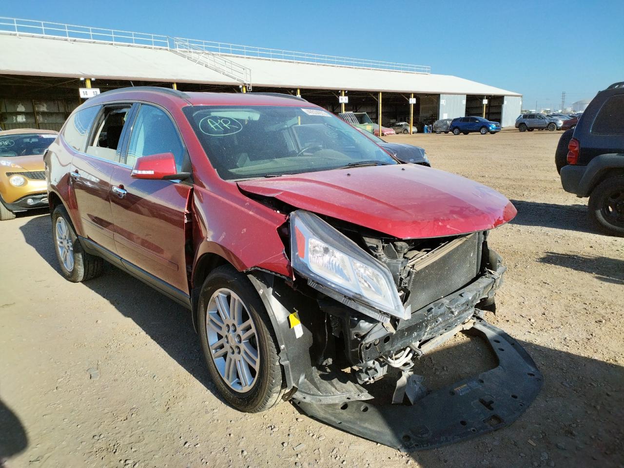 CHEVROLET TRAVERSE L 2014 with VIN 1GNKRGKDXEJ209617 - Photo from auction