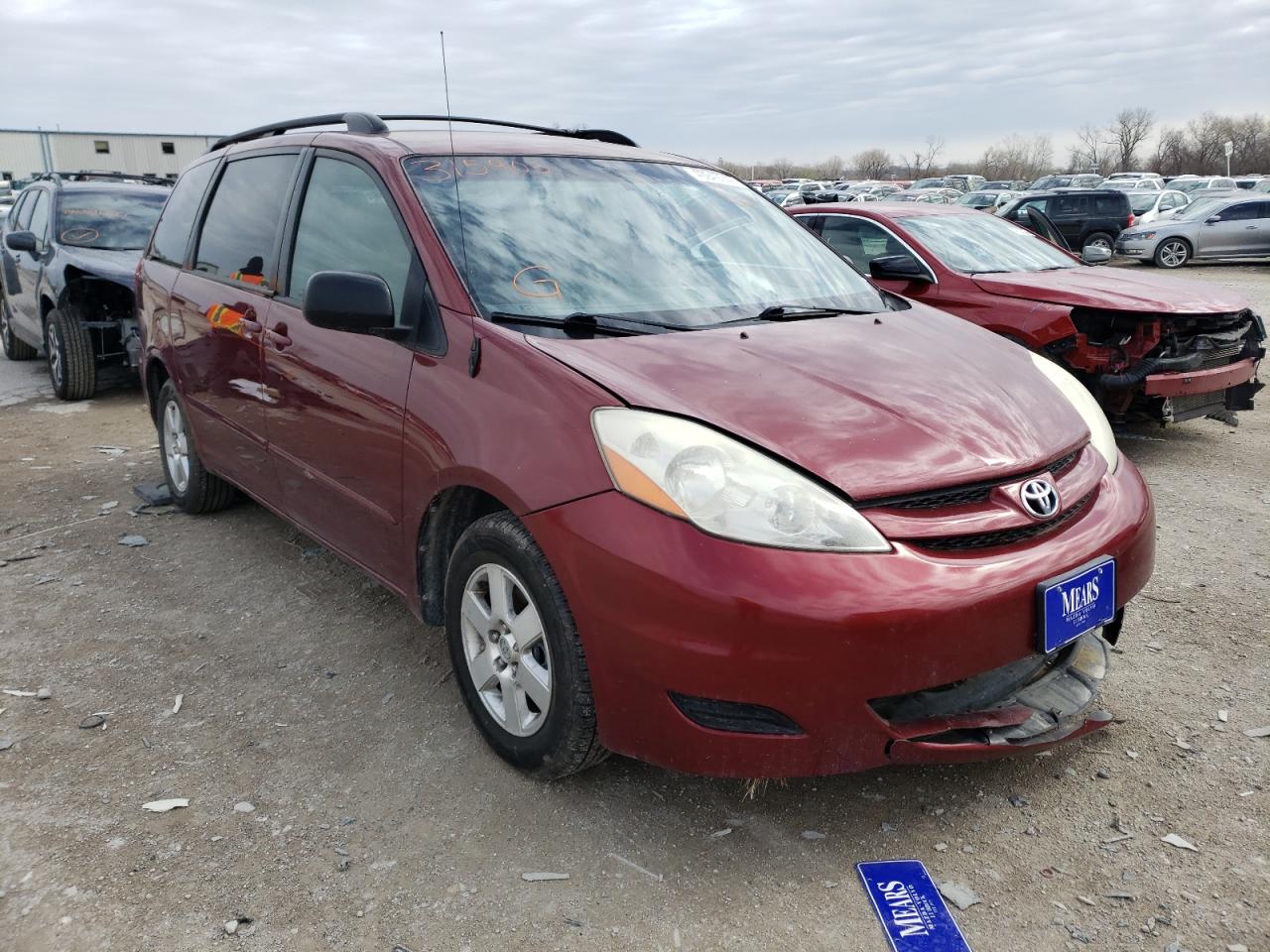Photo 1 from auction – 2010 TOYOTA SIENNA CE with VIN 5TDKK4CCXAS315905