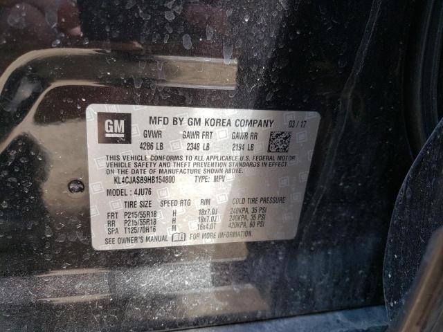 Photo 10 from auction – 2017 BUICK ENCORE PRE with VIN KL4CJASB9HB154800