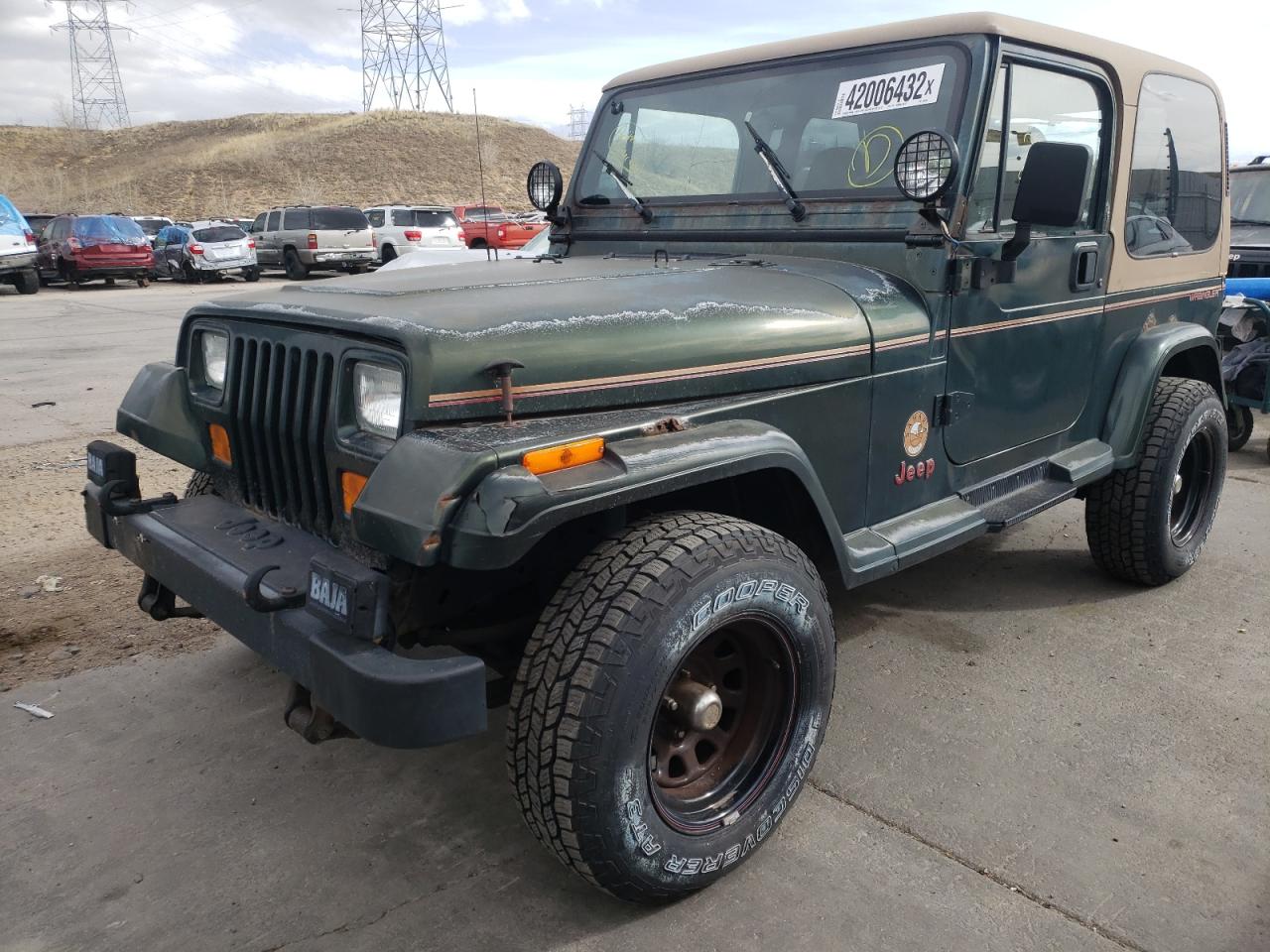 Photo 2 from auction – 1995 JEEP WRANGLER / with VIN 1J4FY49S0SP288296