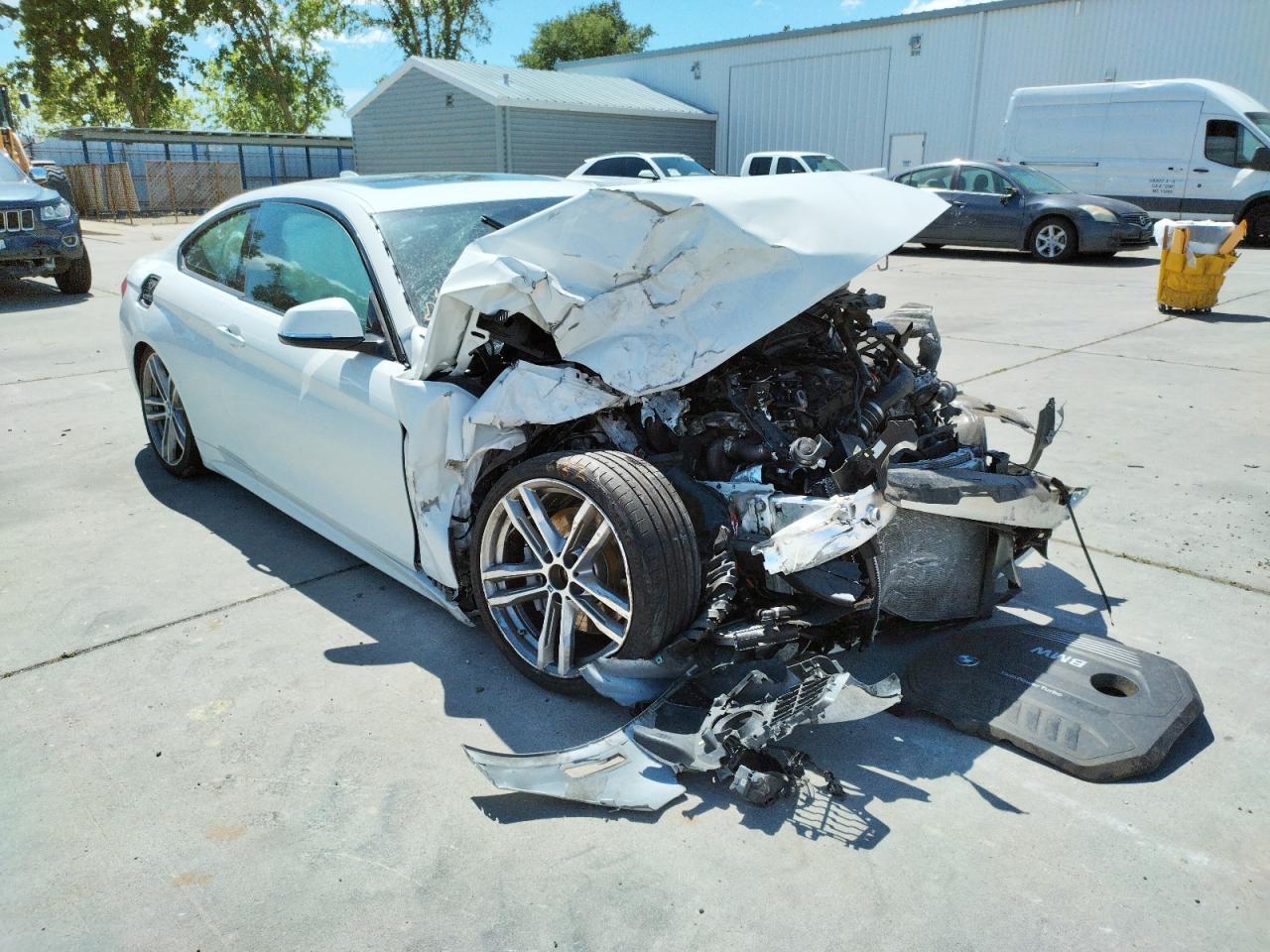 BMW 440I 2018 with VIN WBA4W7C57JAD29015 - Photo from auction