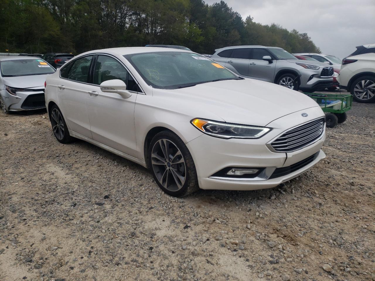 FORD FUSION TIT 2018 with VIN 3FA6P0K96JR174809 - Photo from auction
