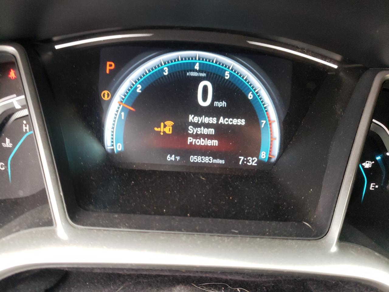 Photo 8 from auction – 2016 HONDA CIVIC EX with VIN 19XFC2F75GE083332