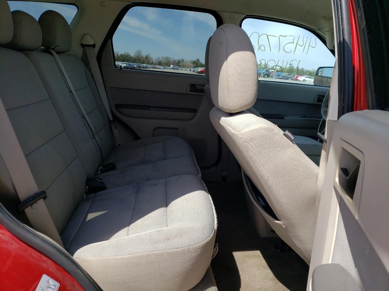 Photo 6 from auction – 2010 FORD ESCAPE XLT with VIN 1FMCU9D79AKC59908
