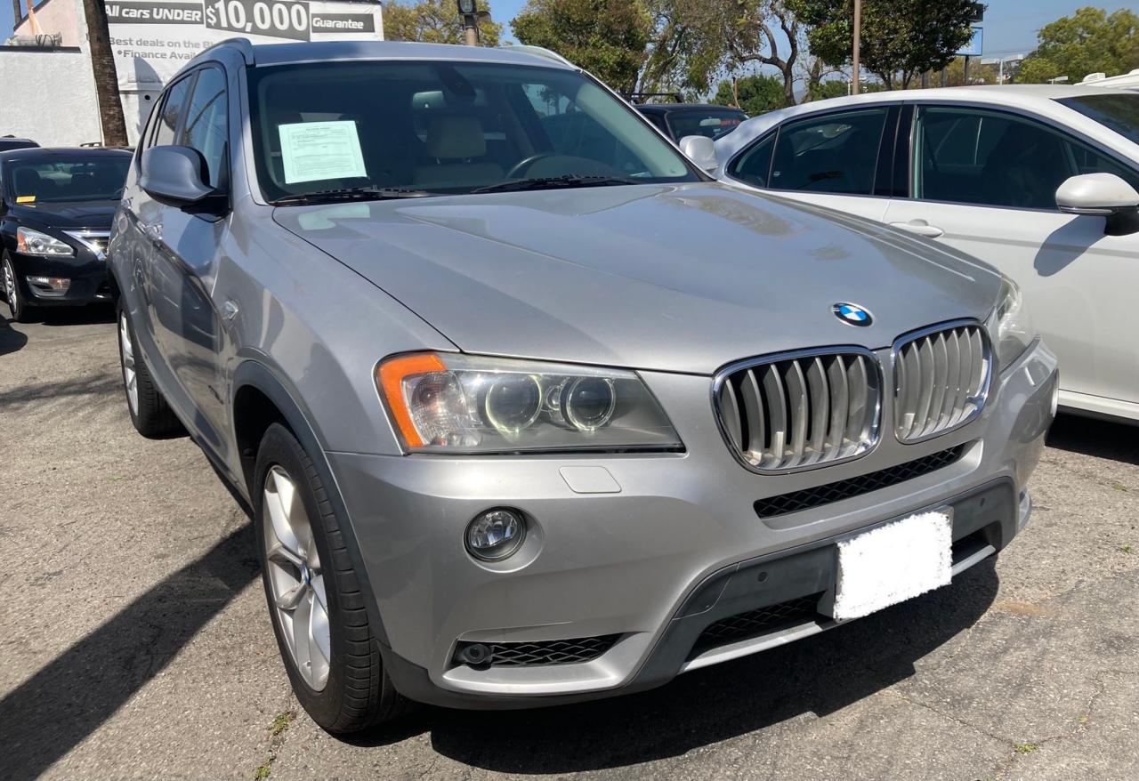 BMW X3 XDRIVE3 2011 with VIN 5UXWX7C54BL732542 - Photo from auction