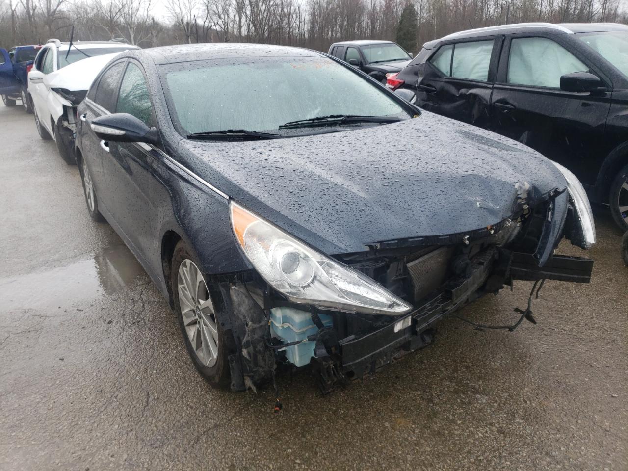 HYUNDAI SONATA SE 2014 with VIN 5NPEC4ACXEH937459 - Photo from auction