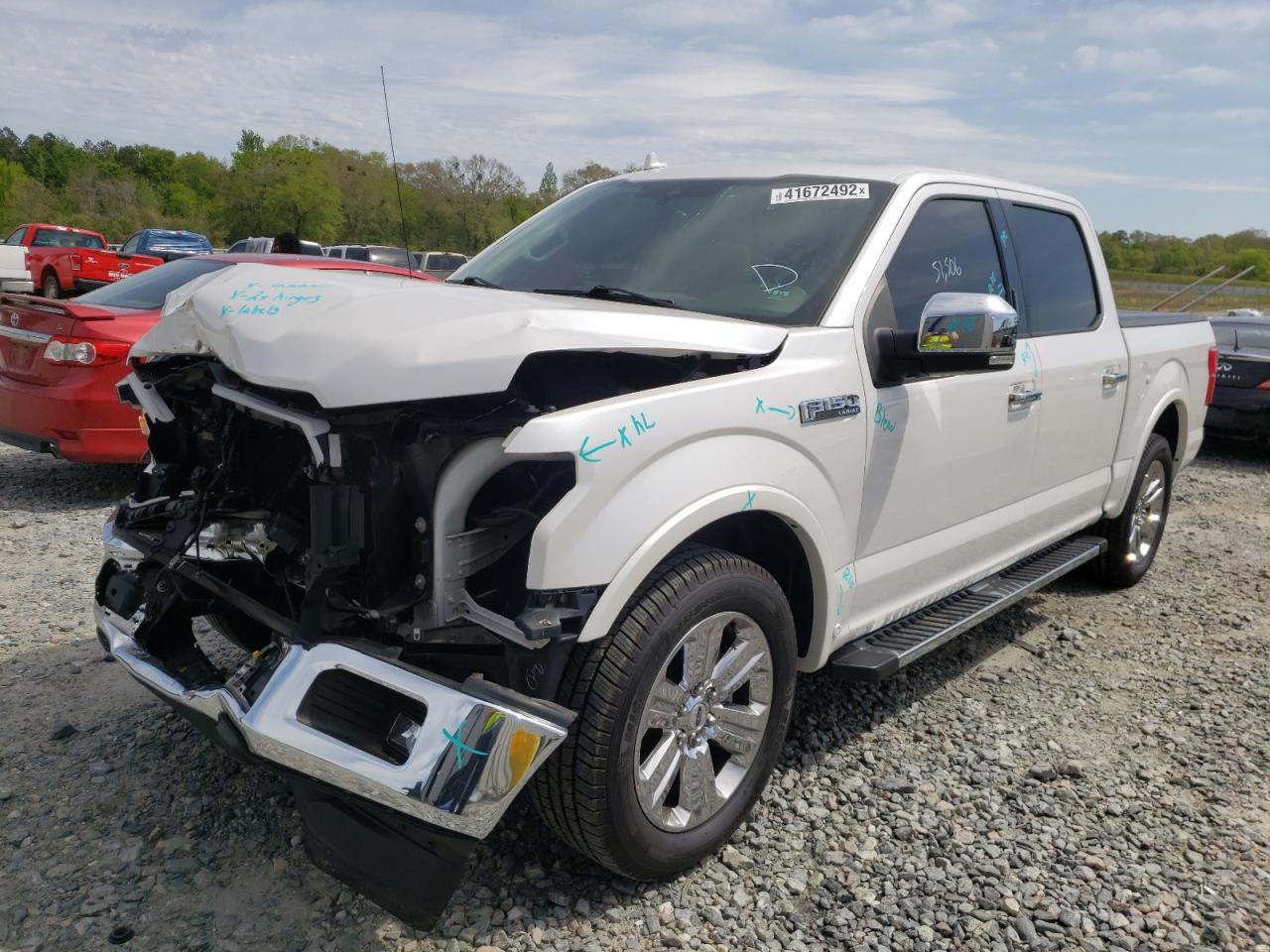 Photo 2 from auction – 2018 FORD F150 SUPER with VIN 1FTEW1C57JKC67398