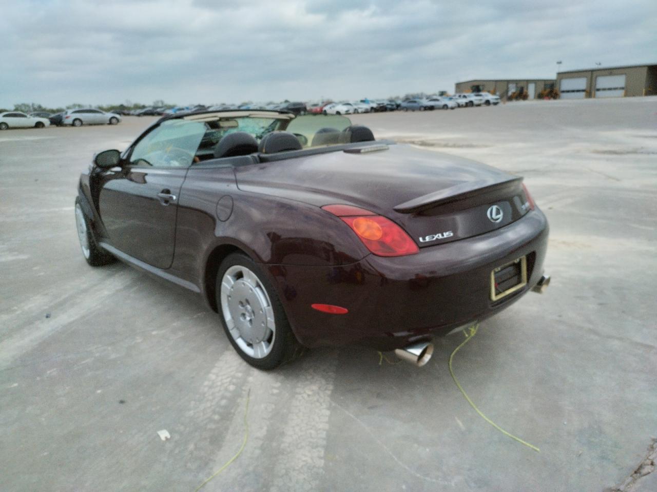 Photo 3 from auction – 2004 LEXUS SC 430 with VIN JTHFN48Y340056533