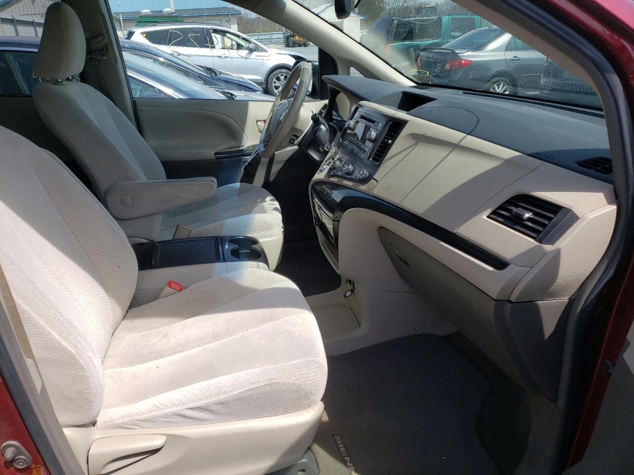 Photo 5 from auction – 2012 TOYOTA SIENNA LE with VIN 5TDKK3DC4CS189584