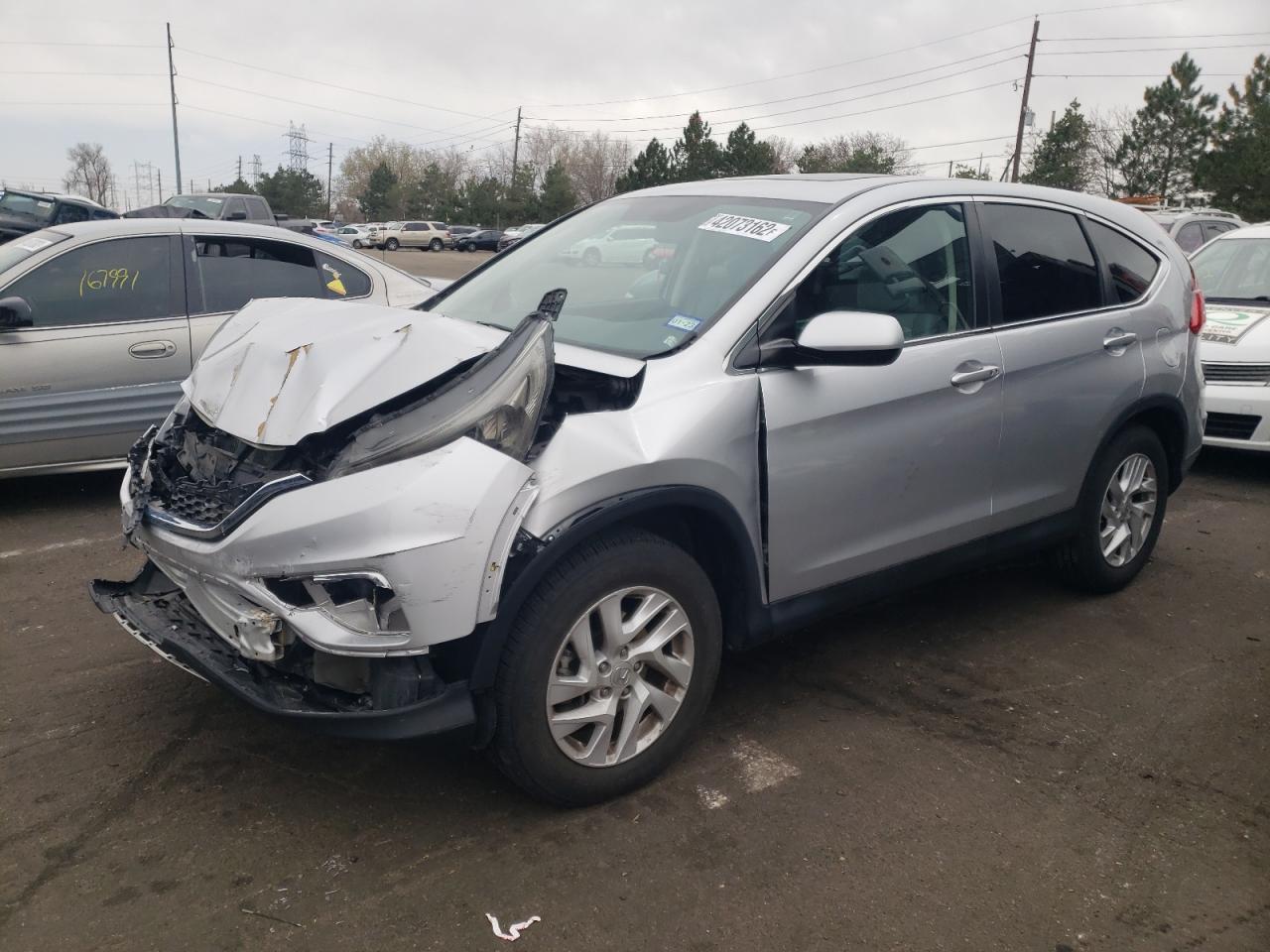 Photo 2 from auction – 2015 HONDA CR-V EX with VIN 2HKRM4H59FH614303