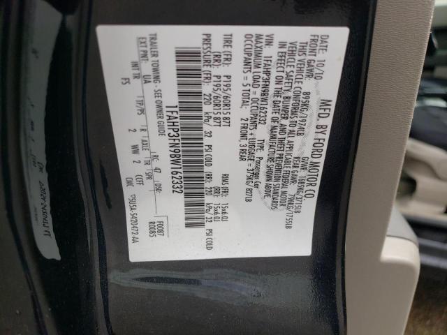 Photo 10 from auction – 2011 FORD FOCUS SE with VIN 1FAHP3FN9BW162332
