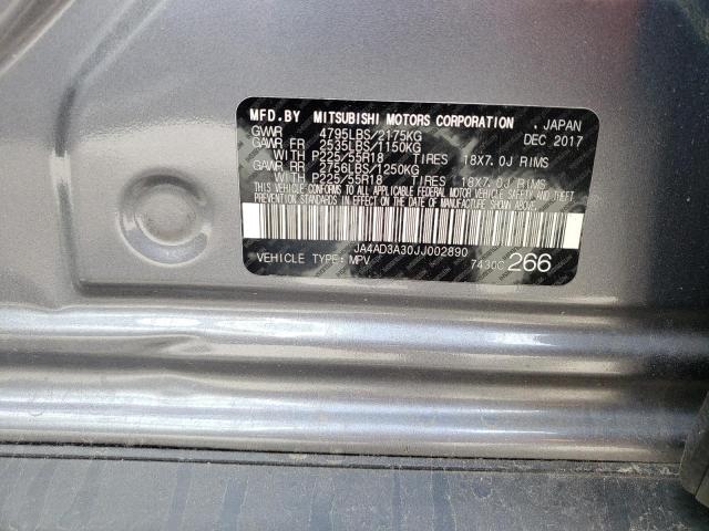 Photo 10 from auction – 2018 MITSUBISHI OUTLANDER with VIN JA4AD3A30JJ002890