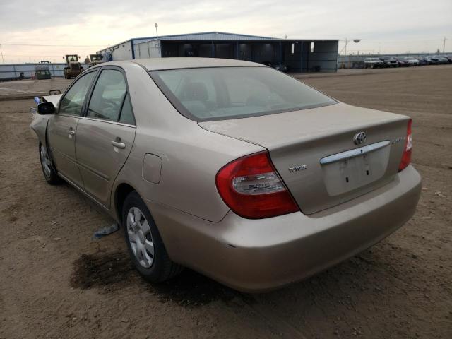 Photo 3 from auction – 2002 TOYOTA CAMRY LE with VIN JTDBE30K320015138