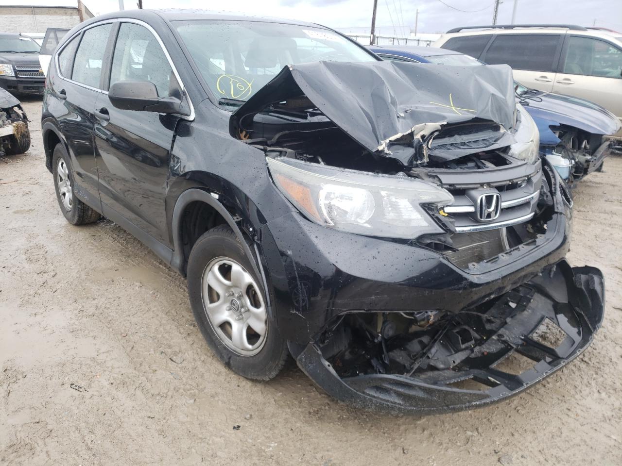 HONDA CR-V LX 2012 with VIN 2HKRM4H34CH612470 - Photo from auction