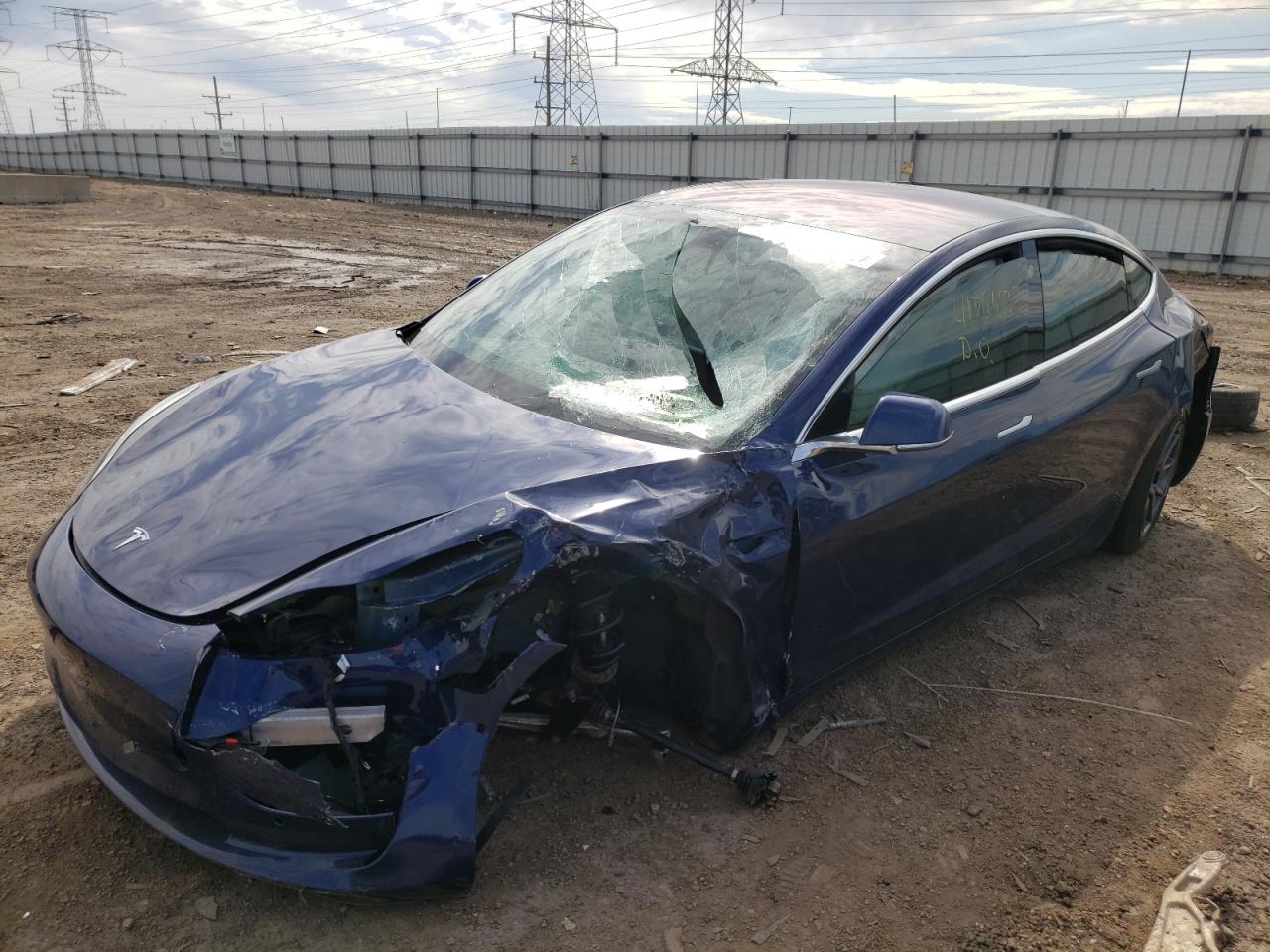 Photo 9 from auction – 2018 TESLA MODEL 3 with VIN 5YJ3E1EB9JF105380