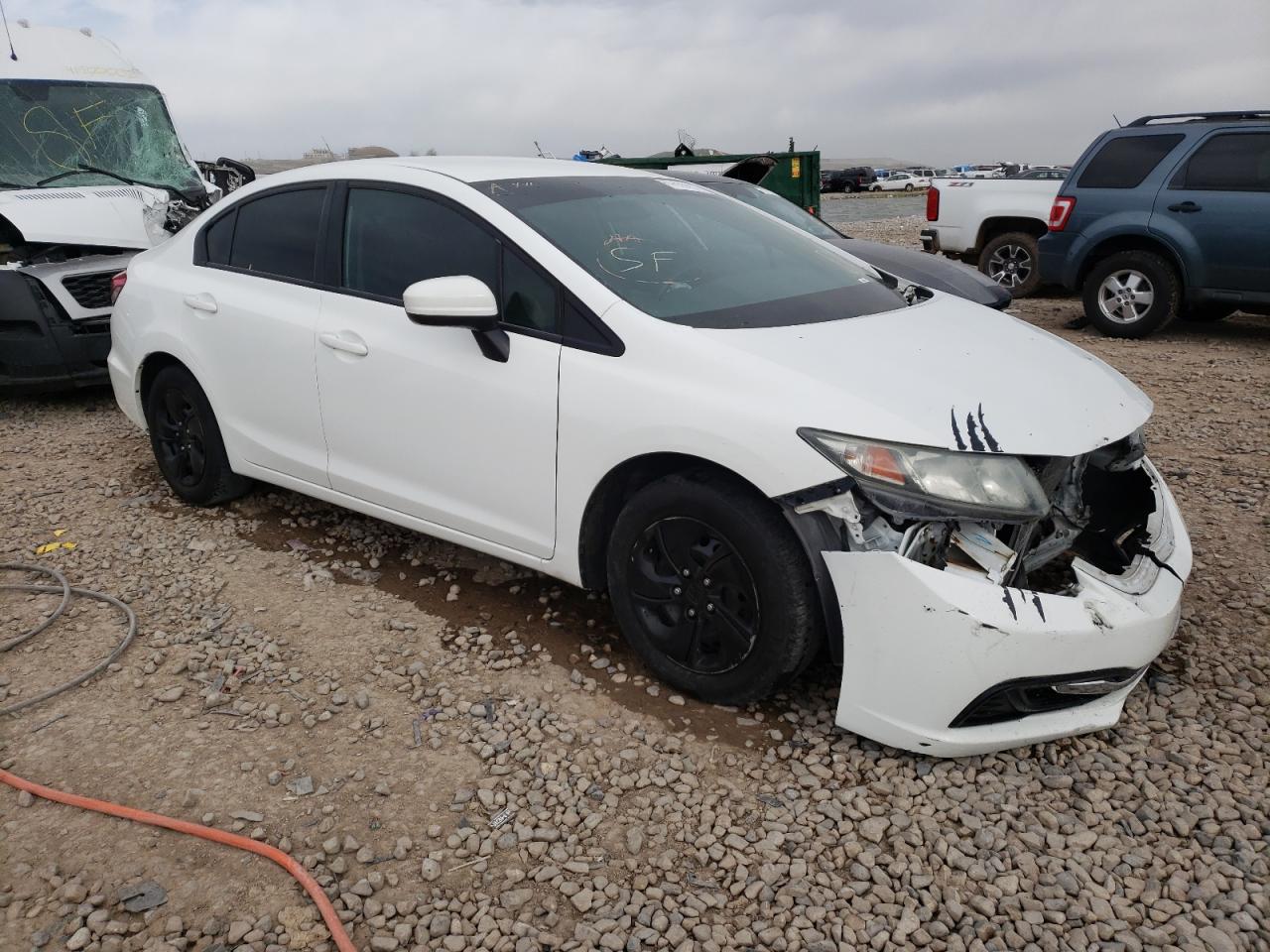 HONDA CIVIC LX 2015 with VIN 19XFB2F59FE097573 - Photo from auction