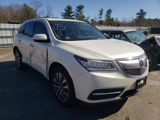 ACURA MDX TECHNO 2016 con VIN 5FRYD4H43GB017598 - Foto de la subasta