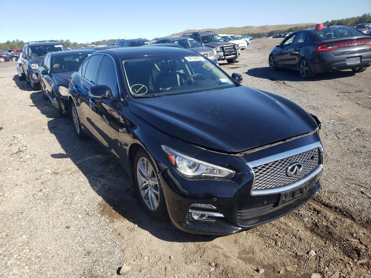 INFINITI Q50 PREMIU 2017 with VIN JN1EV7AR7HM831161 - Photo from auction