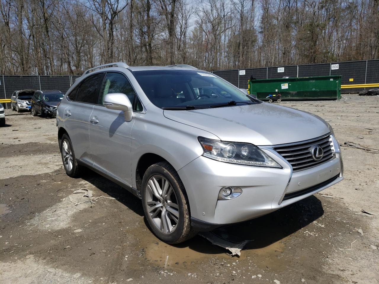 LEXUS RX 350 2015 with VIN 2T2ZK1BA3FC191162 - Photo from auction