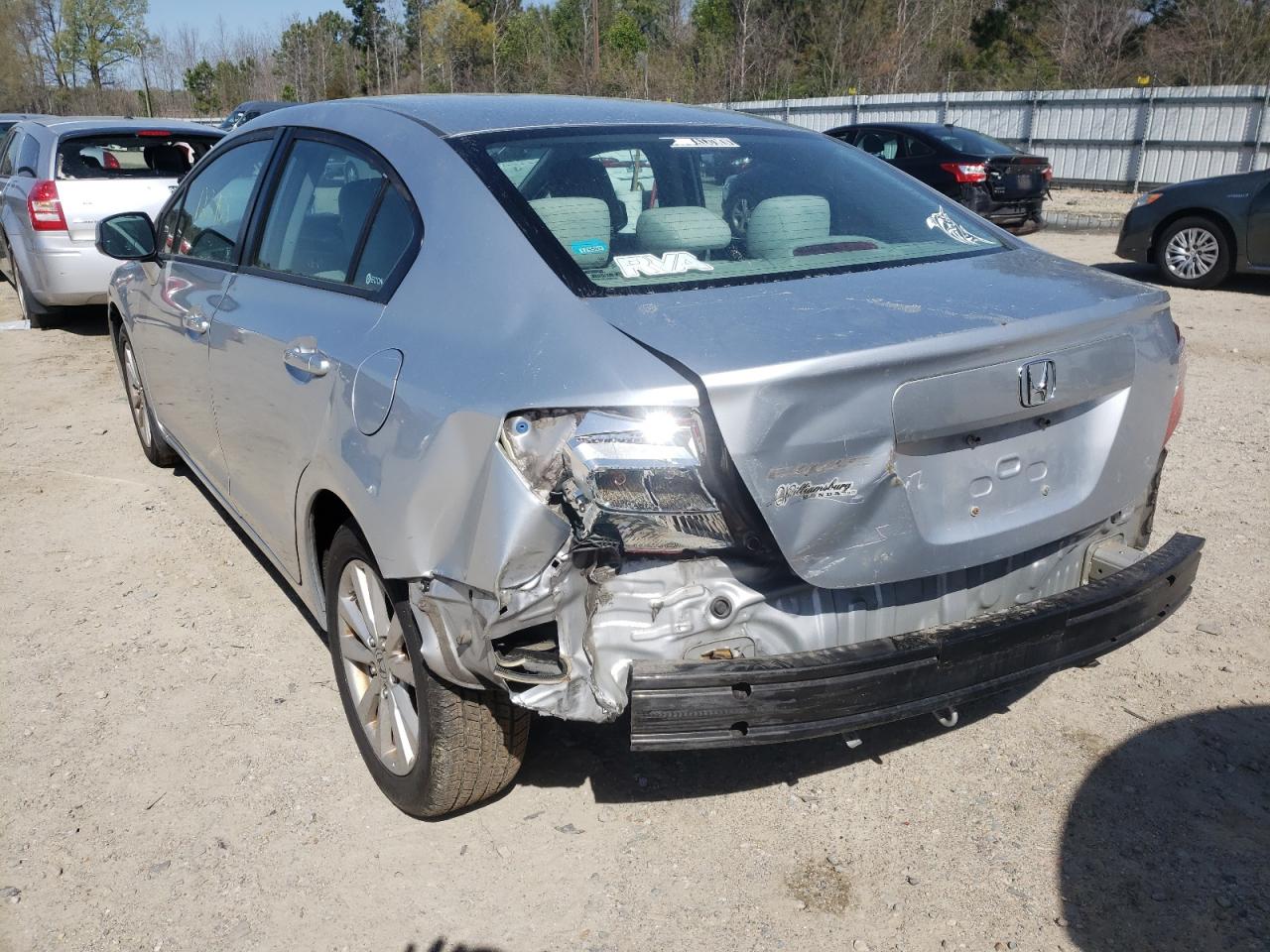Фото 3 с аукциона – 2012 HONDA CIVIC EX с VIN 2HGFB2F83CH603636