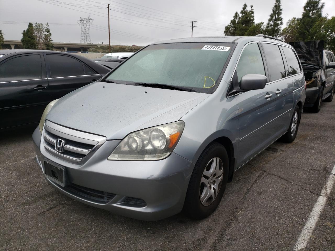 Photo 2 from auction – 2007 HONDA ODYSSEY EX with VIN 5FNRL38727B077577