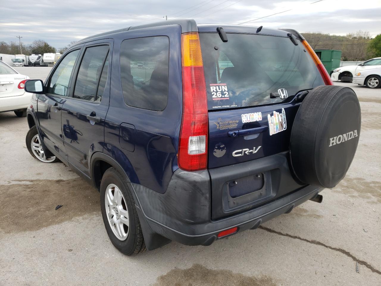 Photo 3 from auction – 2004 HONDA CR-V EX with VIN SHSRD78814U257974