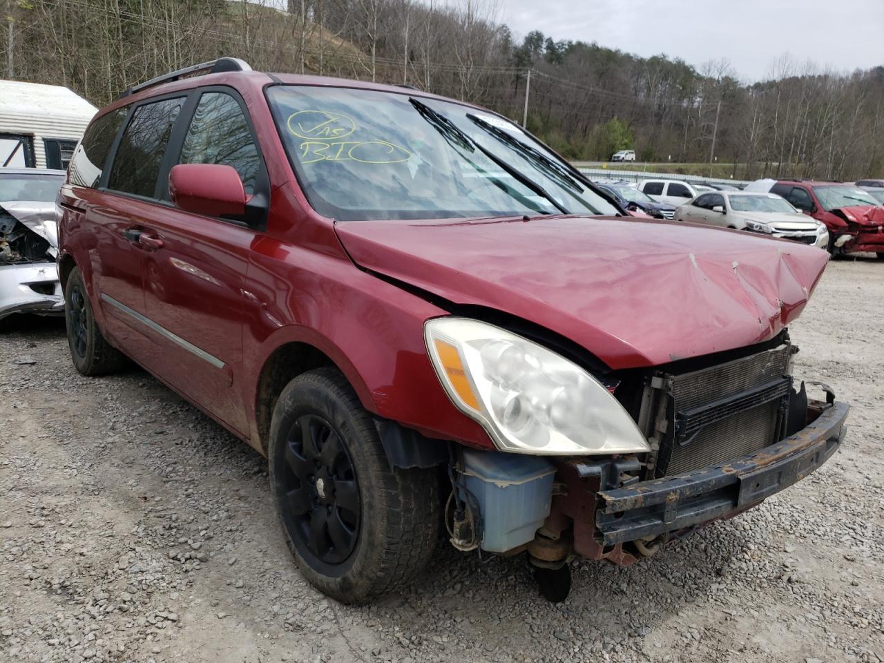 HYUNDAI ENTOURAGE 2007 مع رقم تعريف المركبة KNDMC233076014868 - صورة من المزاد
