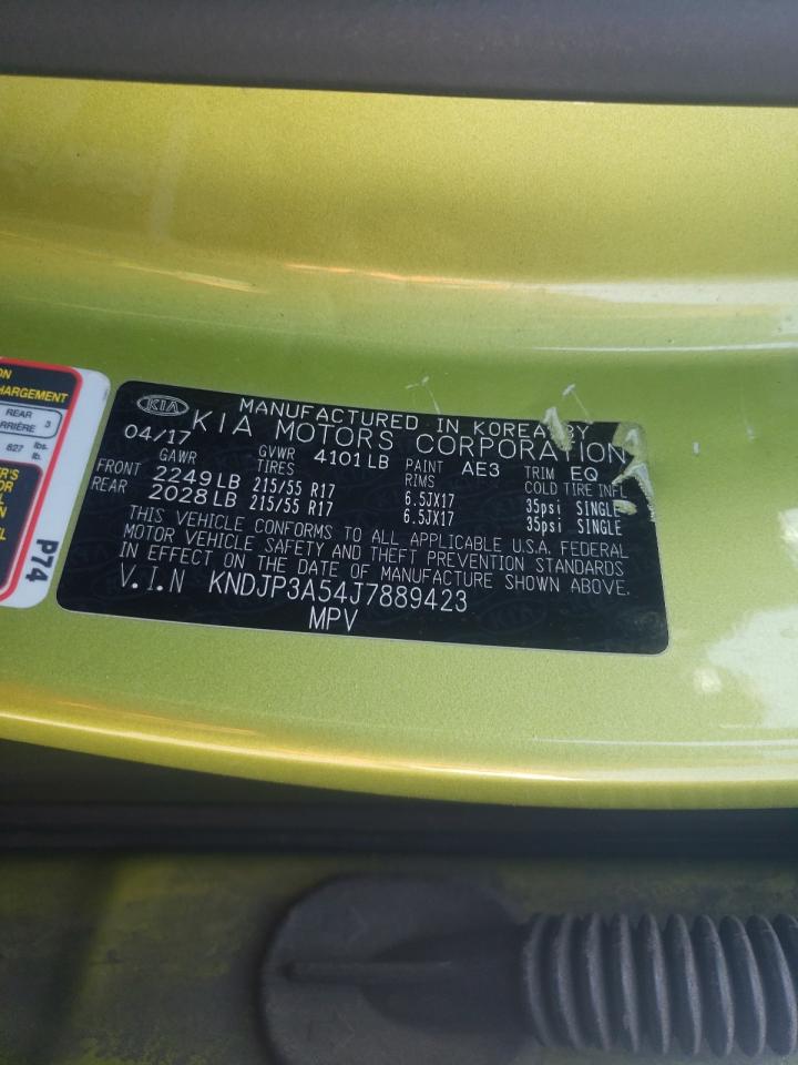 Photo 10 from auction – 2018 KIA SOUL + with VIN KNDJP3A54J7889423