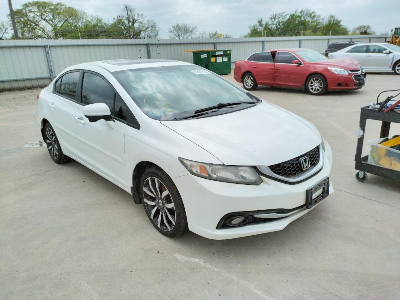 HONDA CIVIC EXL 2014 with VIN 19XFB2F9XEE010068 - Photo from auction