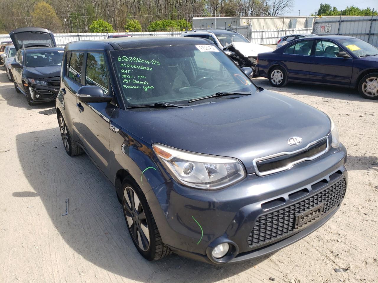 KIA SOUL ! 2014 with VIN KNDJX3A55E7094810 - Photo from auction