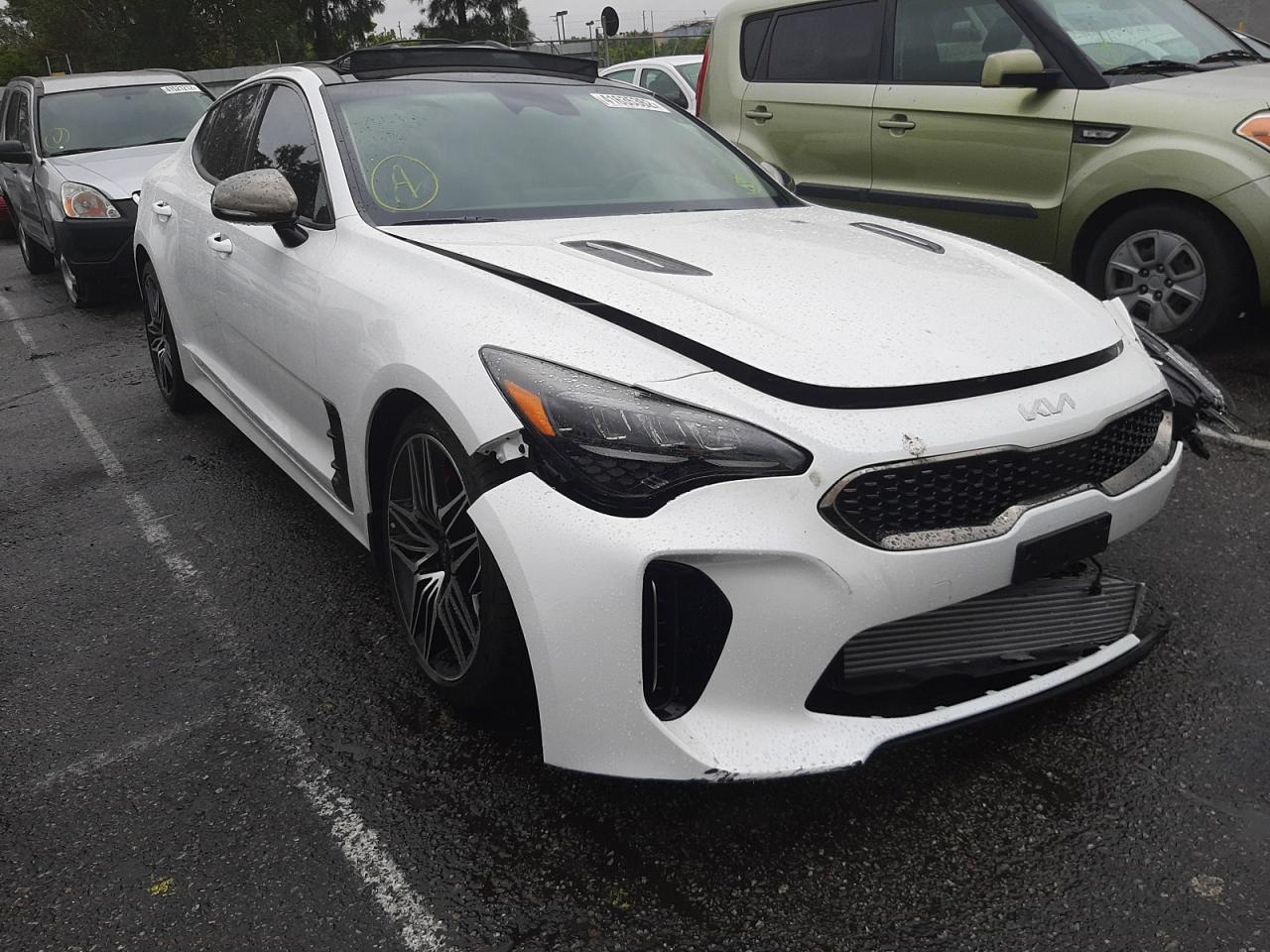 KIA STINGER GT 2022 with VIN KNAE45LC7N6114964 - Photo from auction