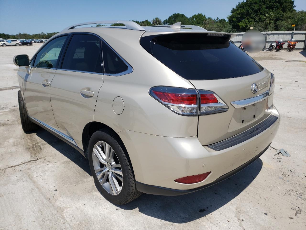 Photo 3 from auction – 2015 LEXUS RX 350 with VIN 2T2ZK1BA9FC159638