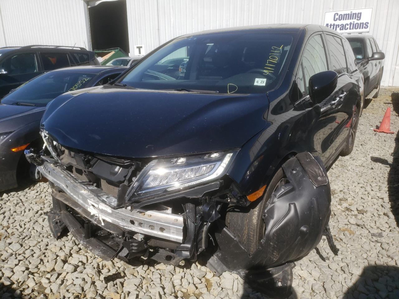 Photo 2 from auction – 2018 HONDA ODYSSEY EL with VIN 5FNRL6H96JB037240